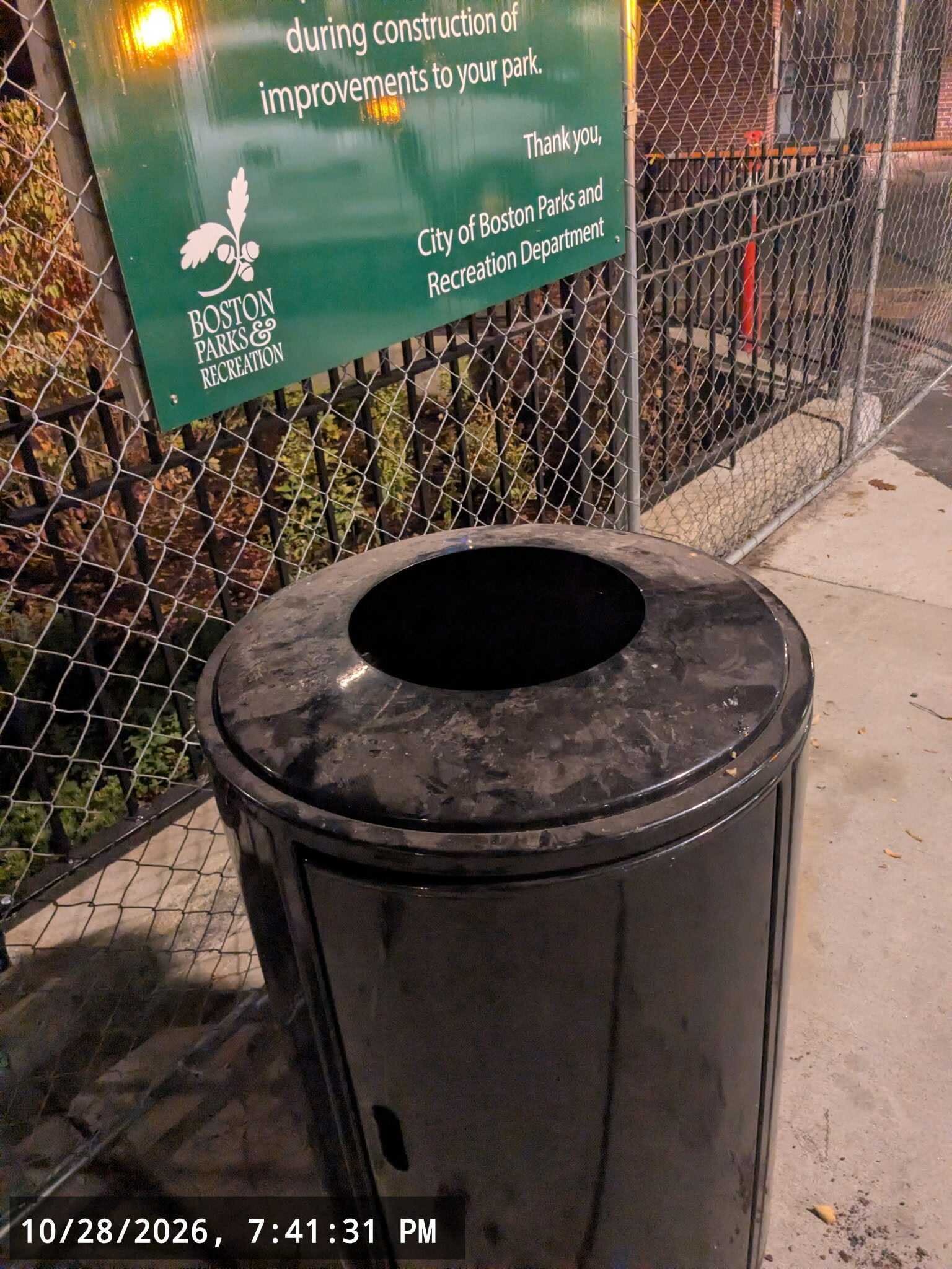 Image submitted with report