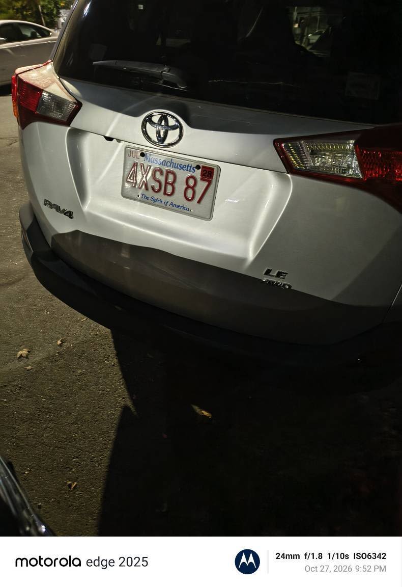 Image submitted with report