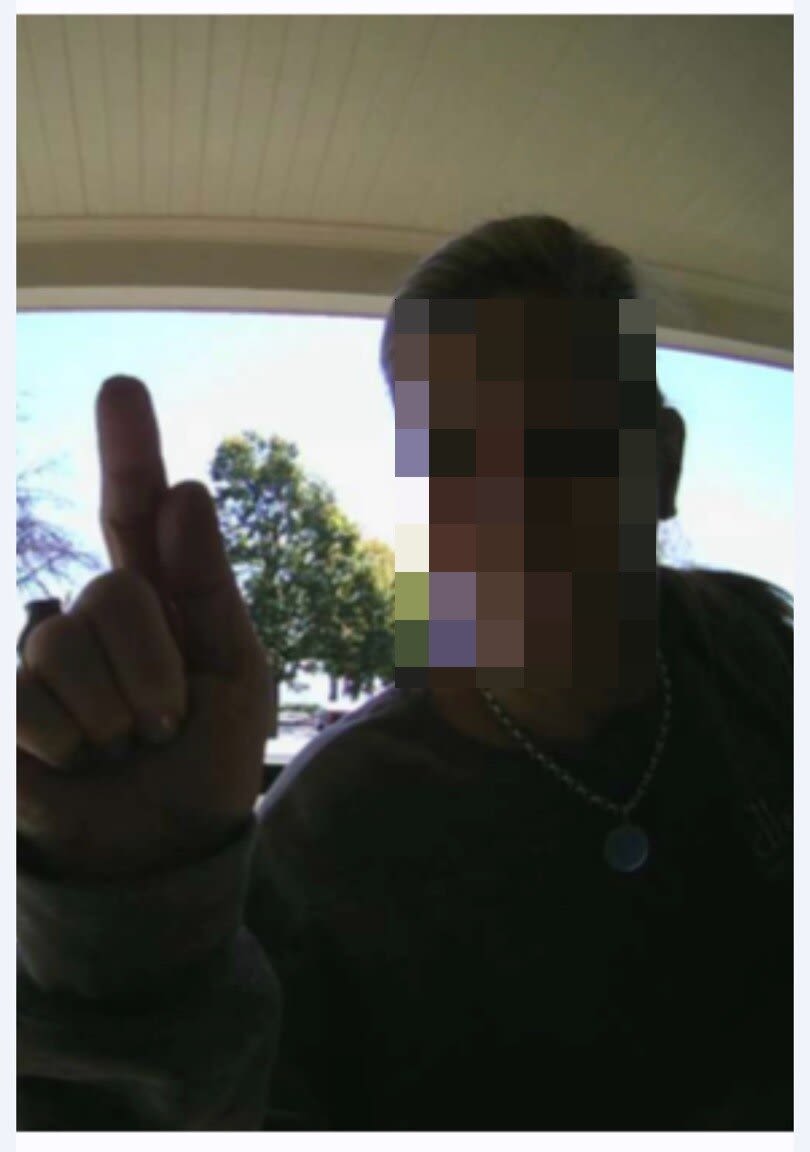 Image submitted with report