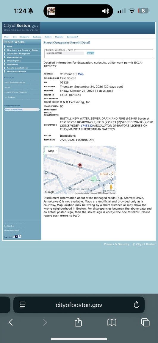 Image submitted with report