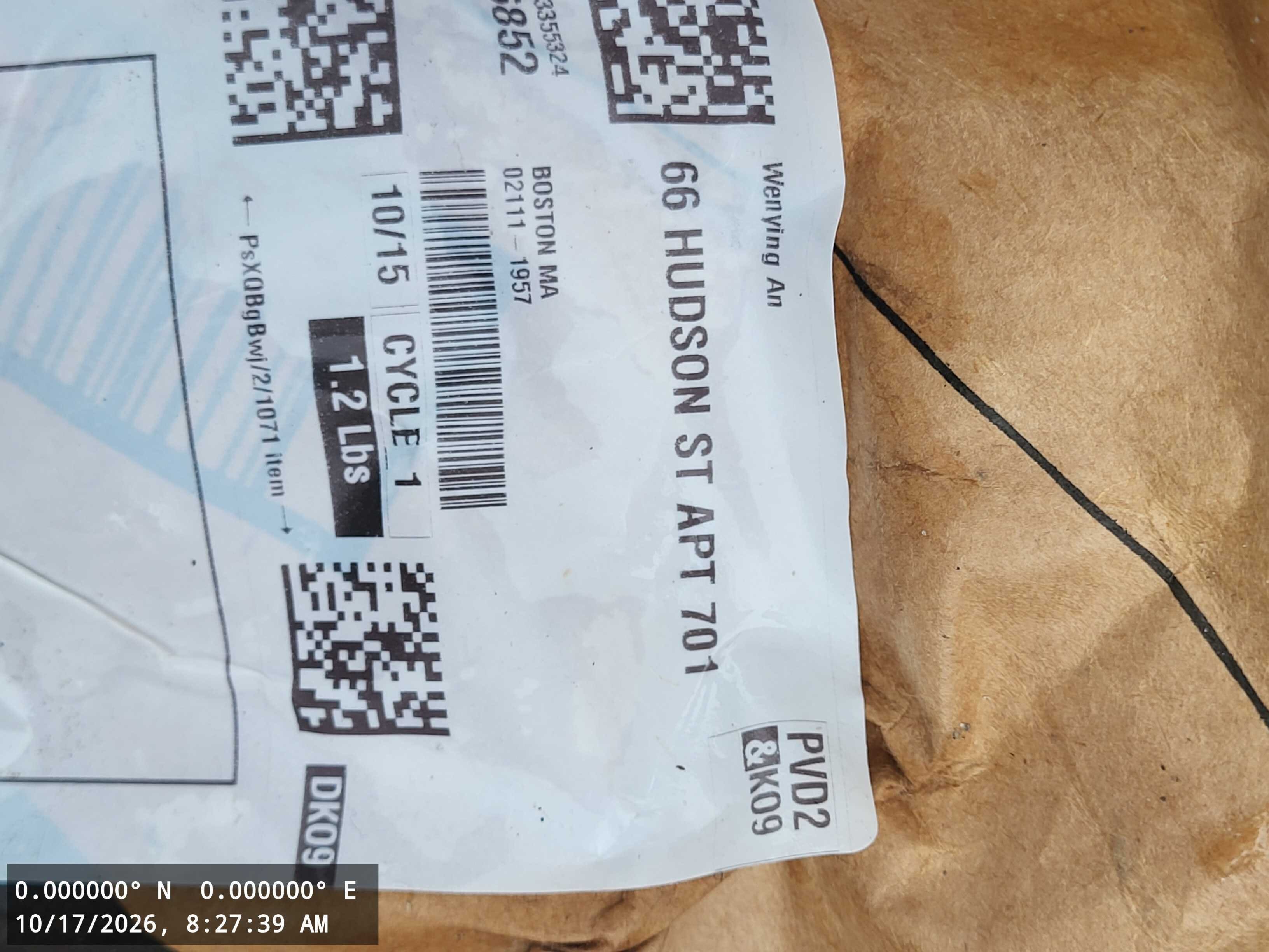Image submitted with report