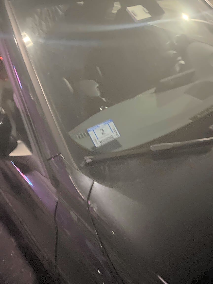 Image submitted with report