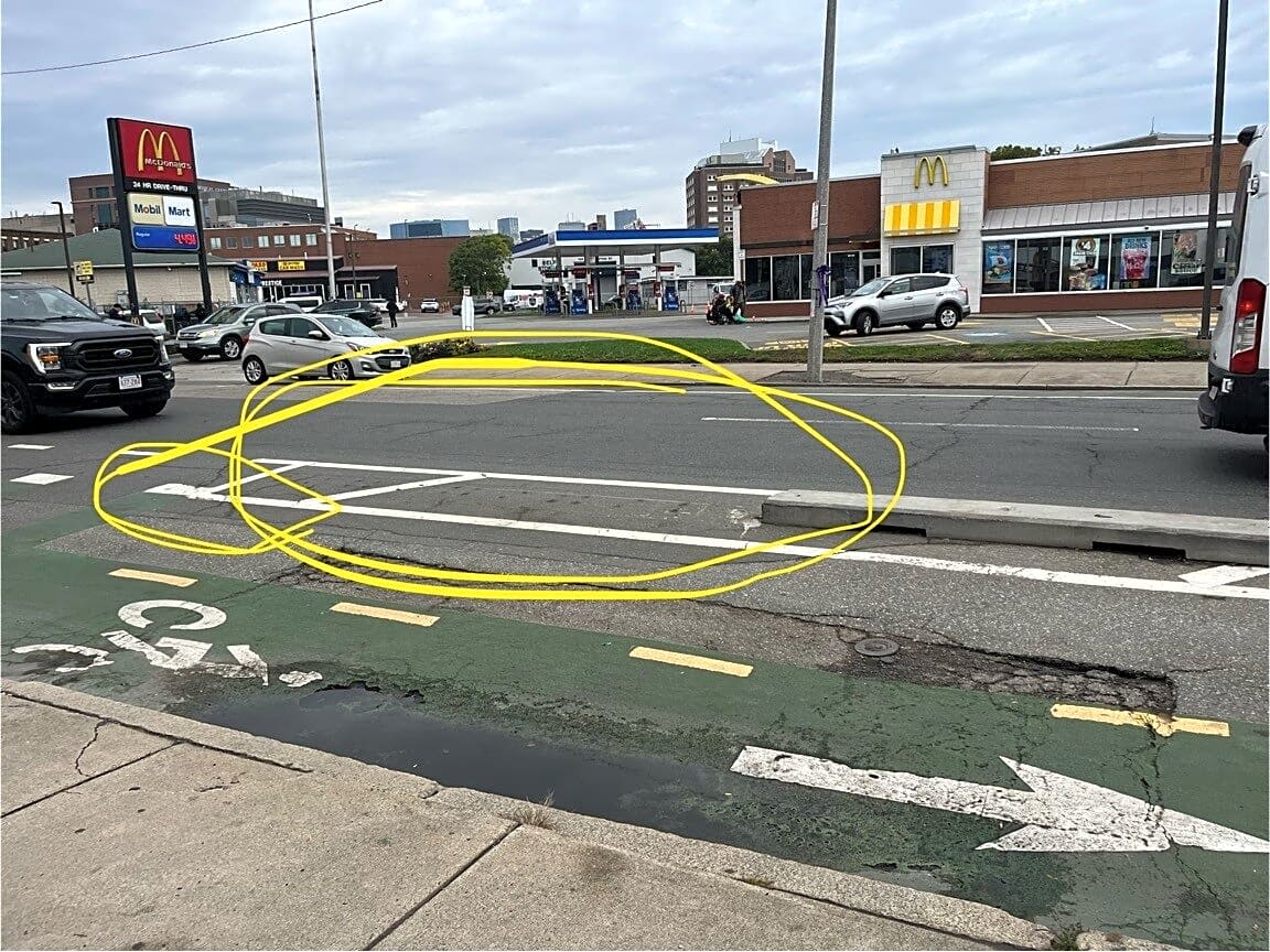 Image submitted with report