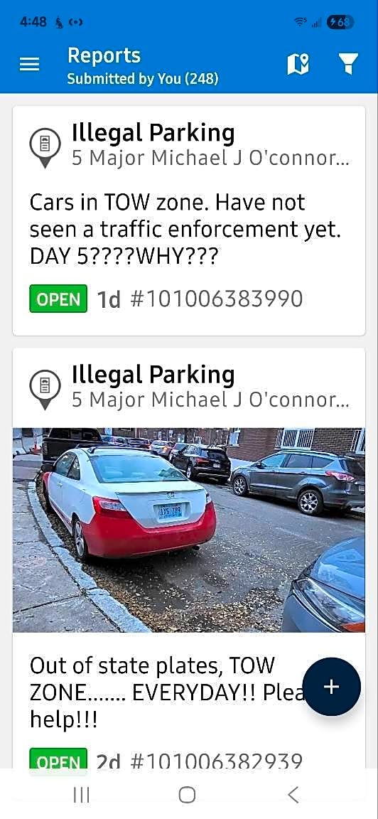 Image submitted with report