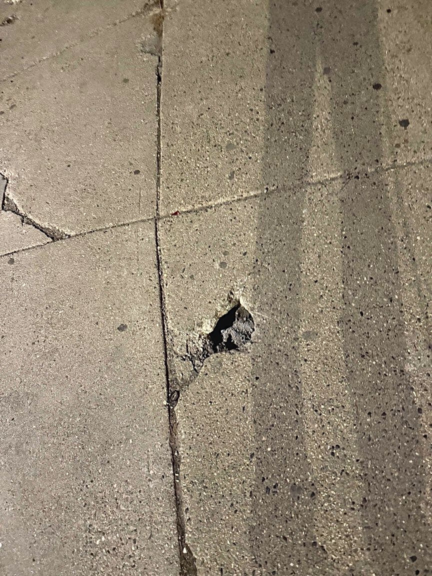 Image submitted with report