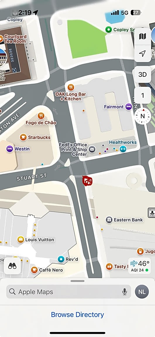 Image submitted with report