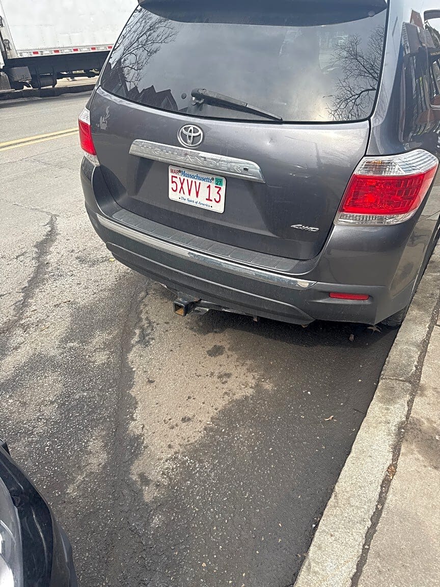 Image submitted with report