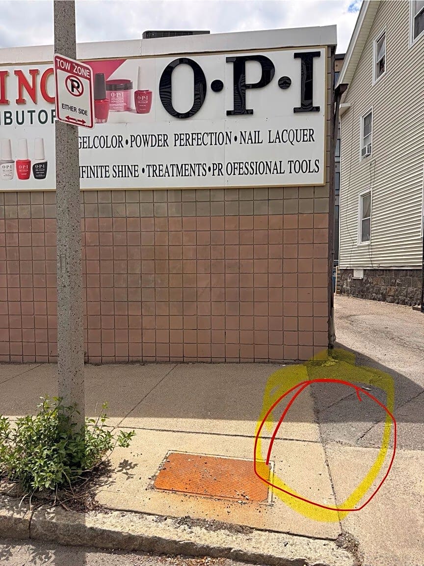 Image submitted with report