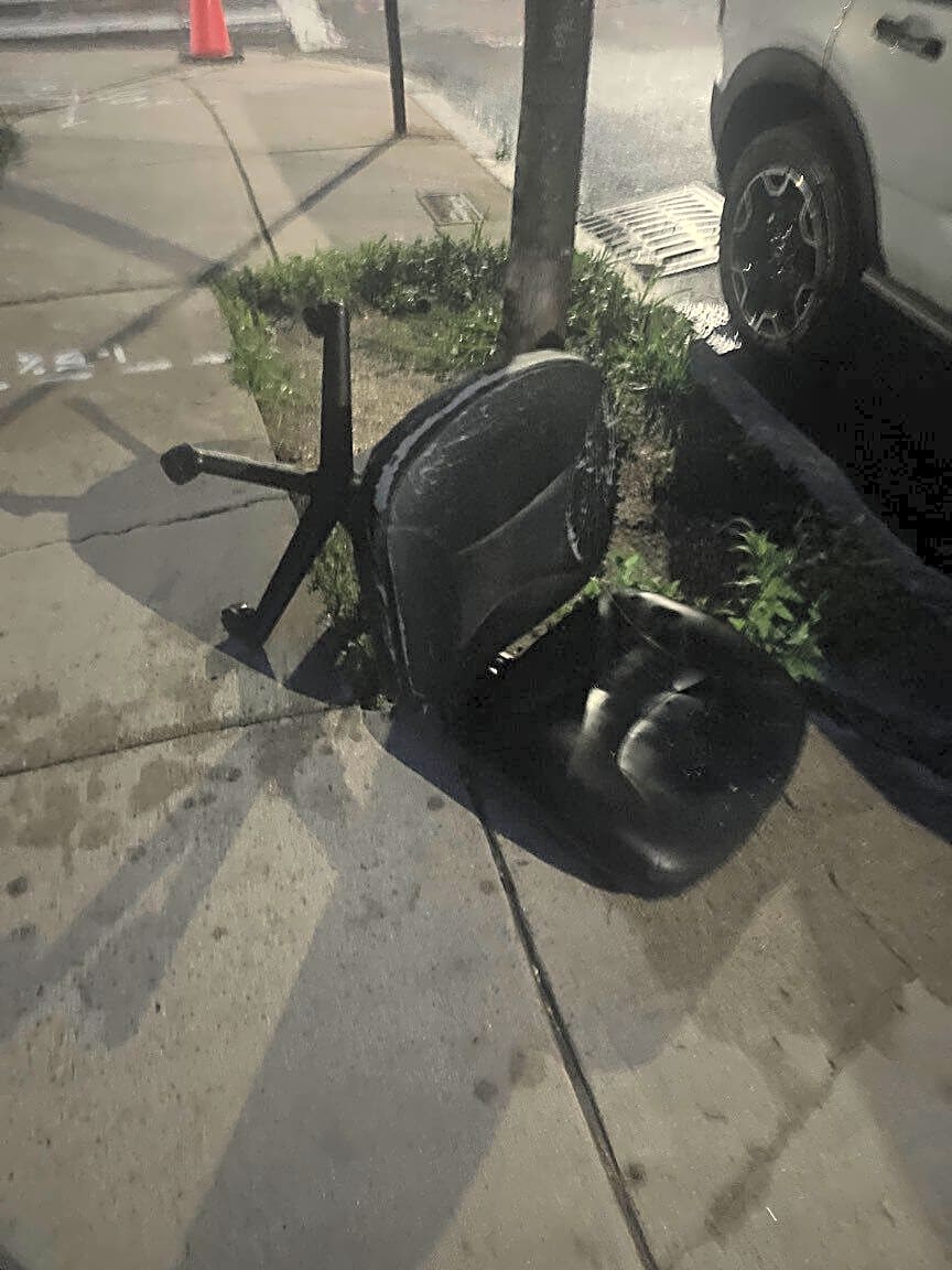 Image submitted with report