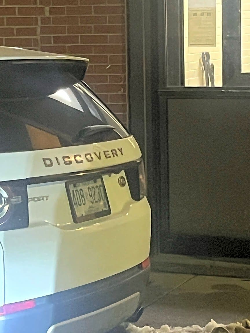 Image submitted with report