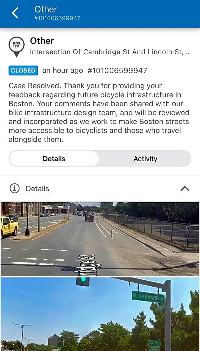 Image submitted with report
