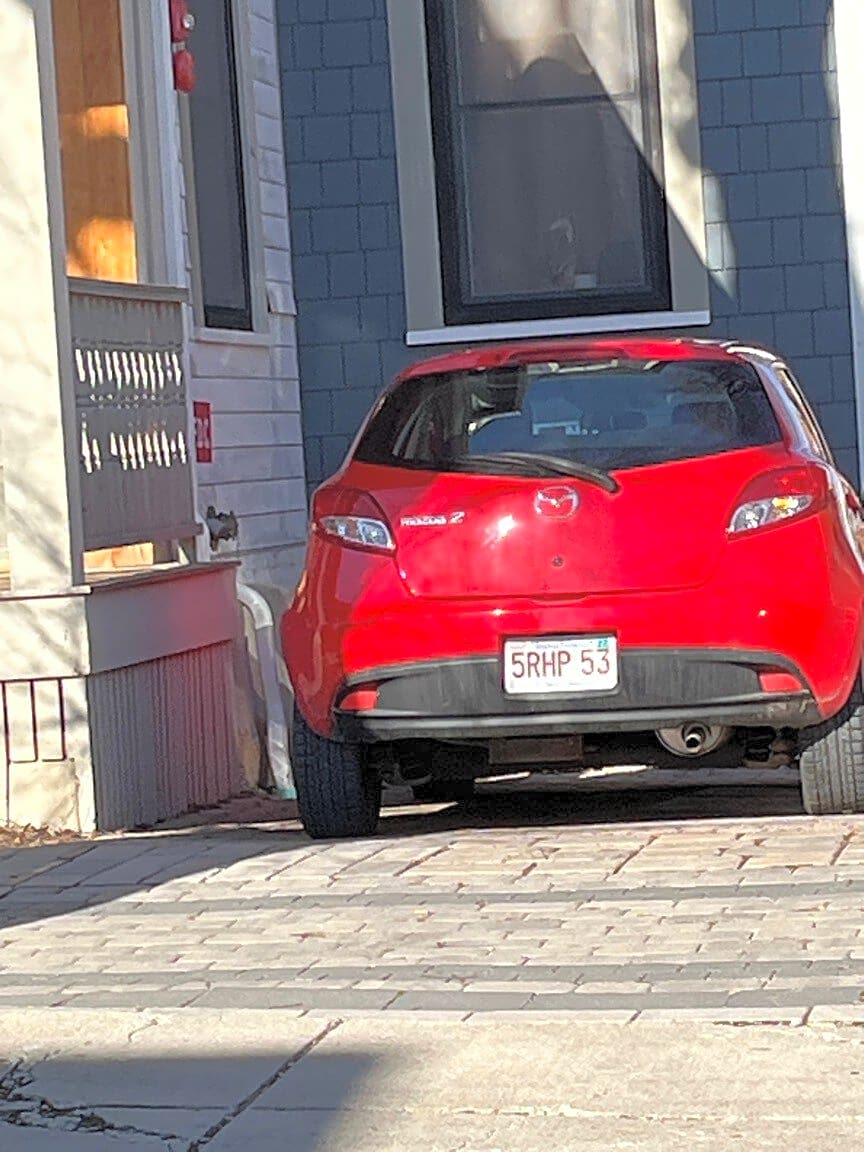 Image submitted with report