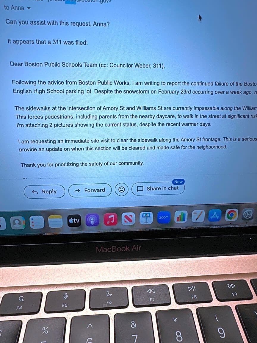 Image submitted with report