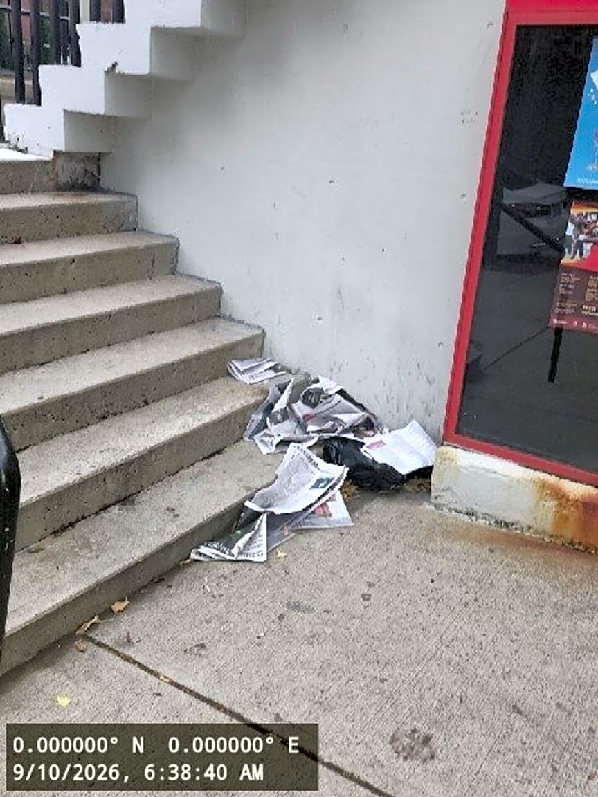 Image submitted with report