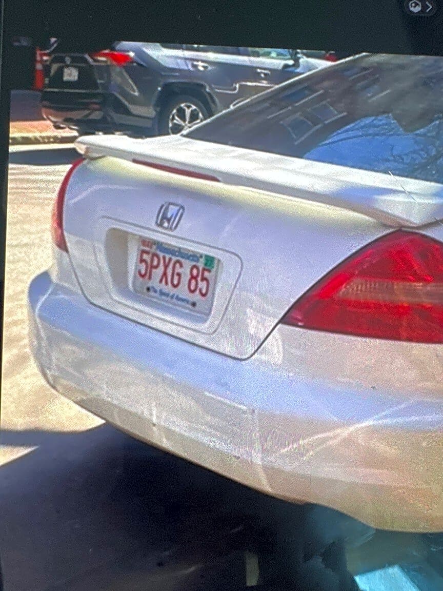 Image submitted with report