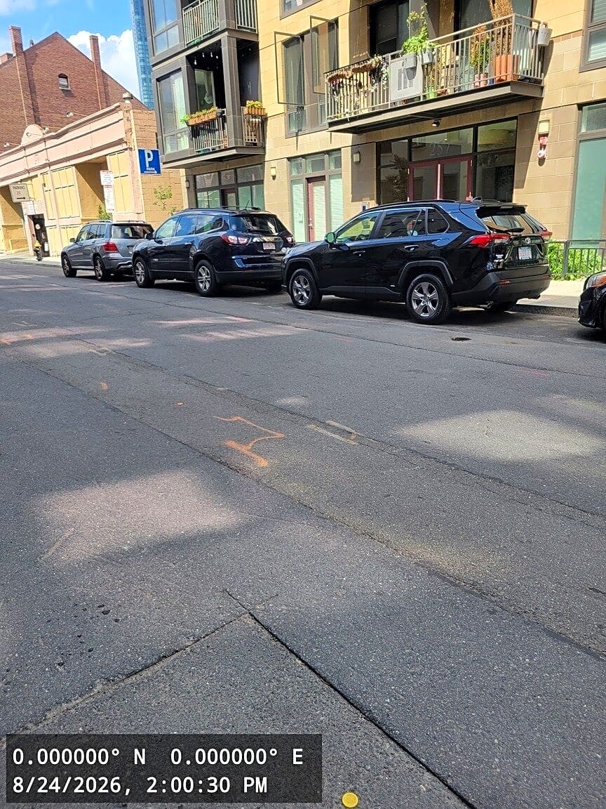 Image submitted with report