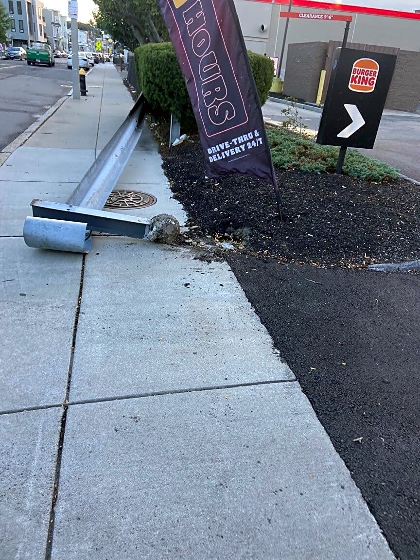 Image submitted with report
