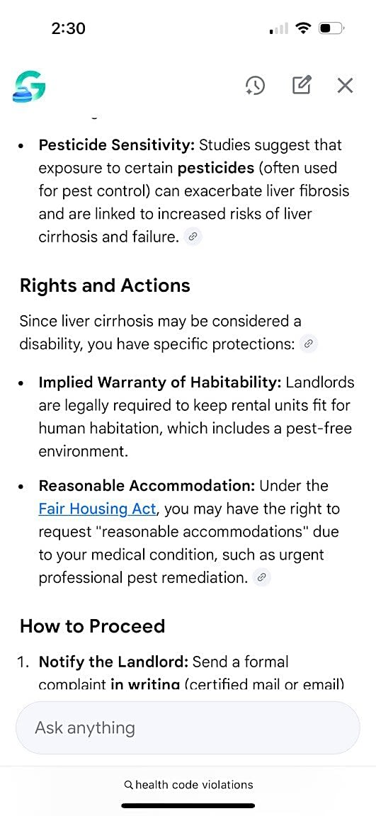 Image submitted with report