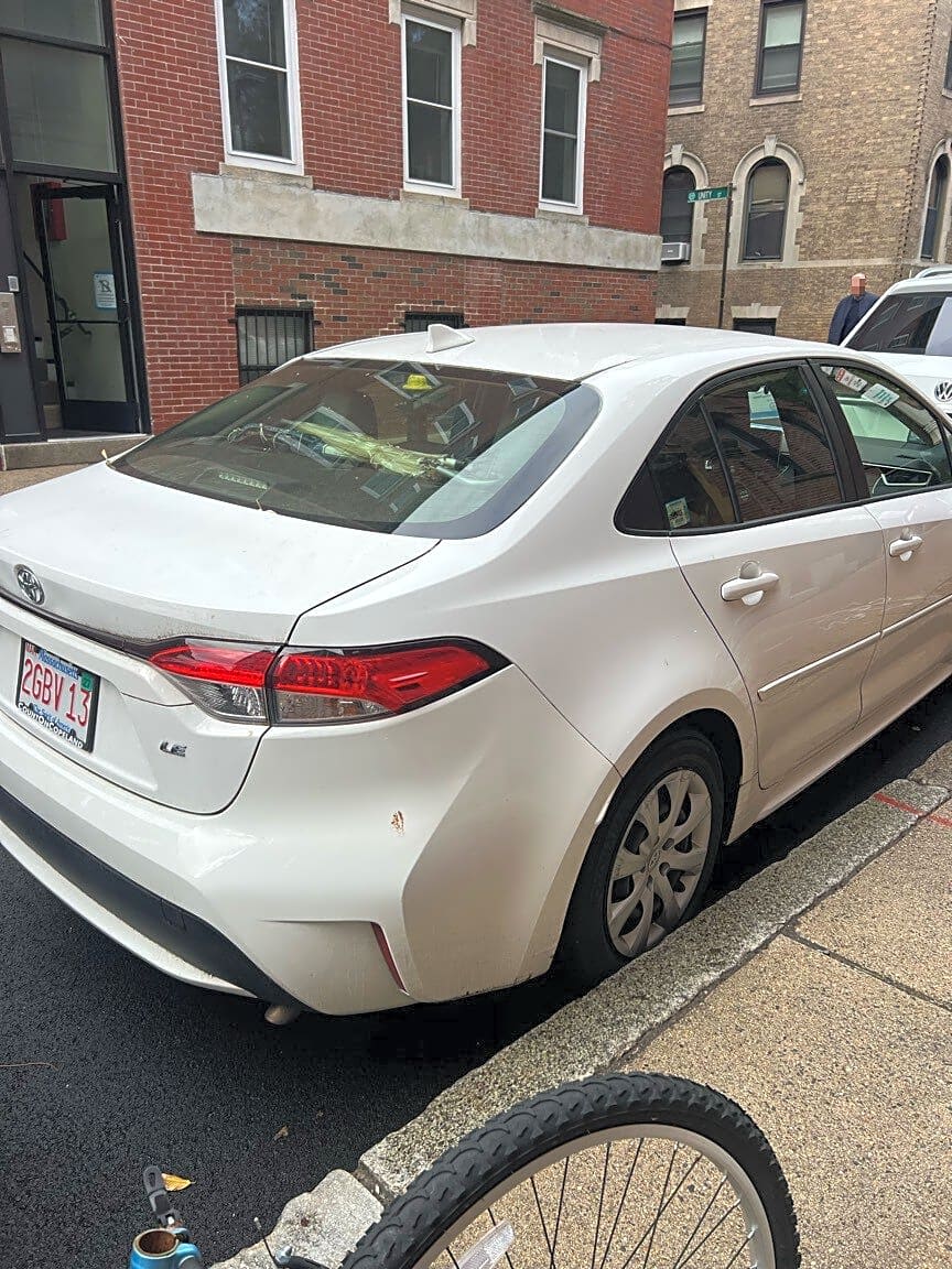 Image submitted with report