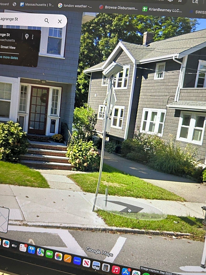 Image submitted with report