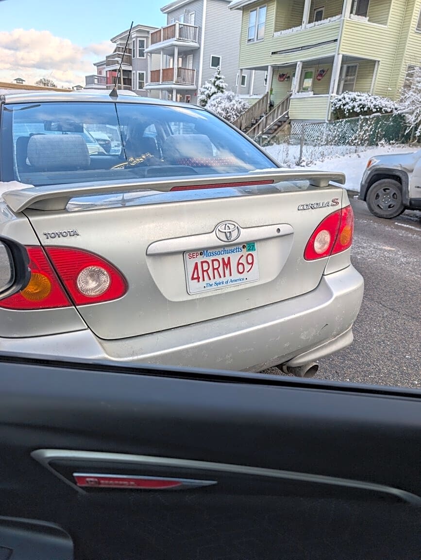 Image submitted with report