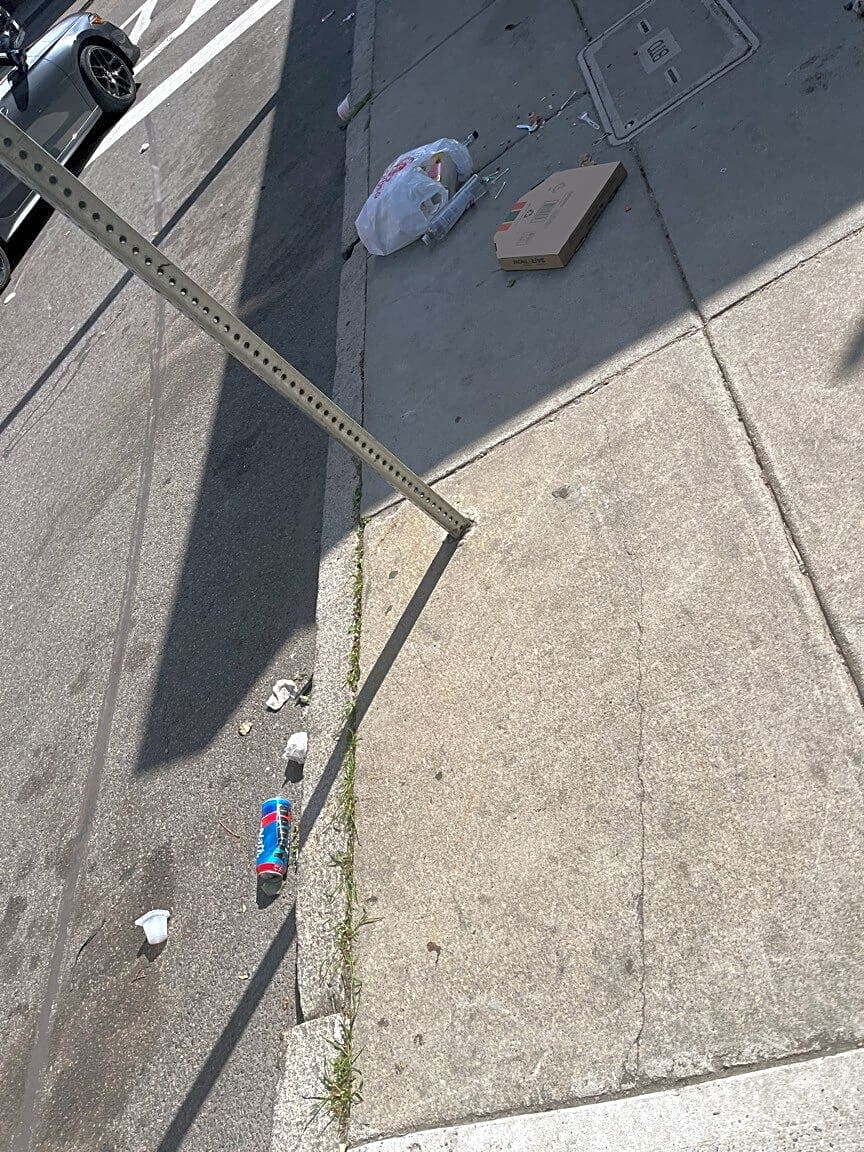 Image submitted with report