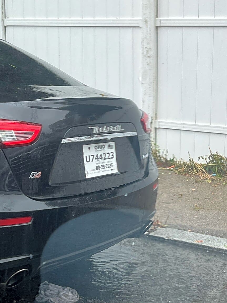 Image submitted with report