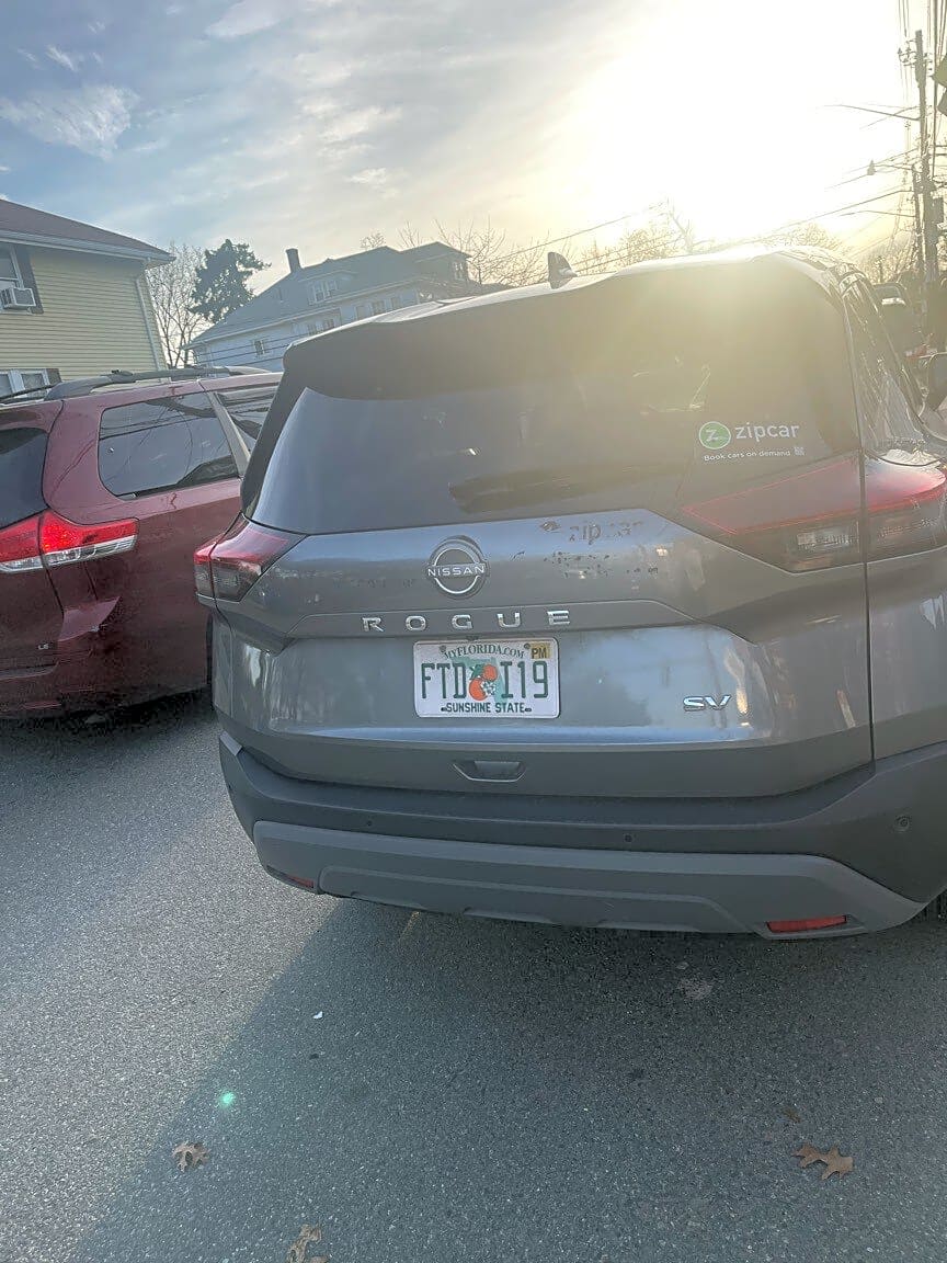 Image submitted with report