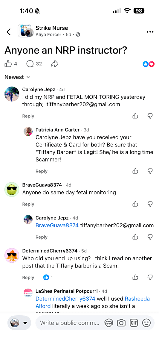 Image submitted with report