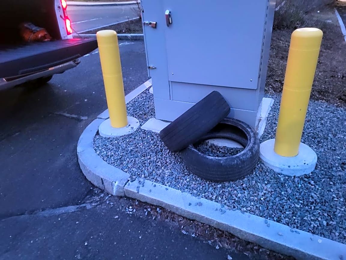 Image submitted with report