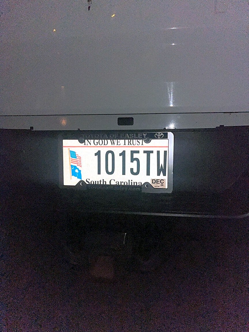 Image submitted with report