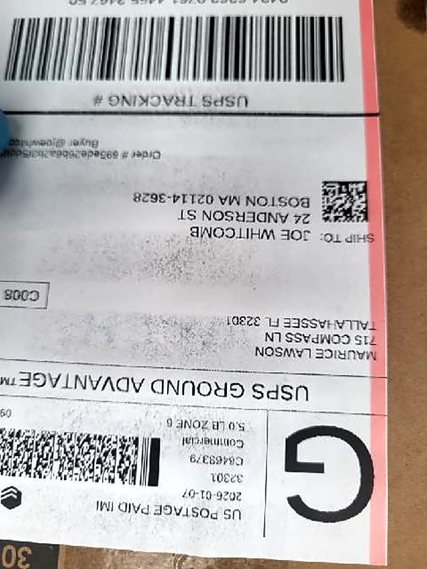 Image submitted with report