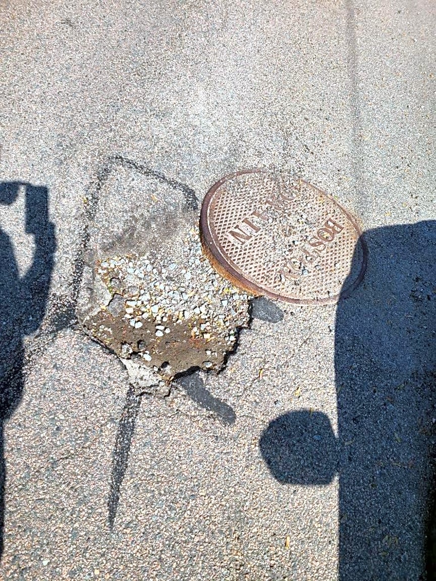 Image submitted with report