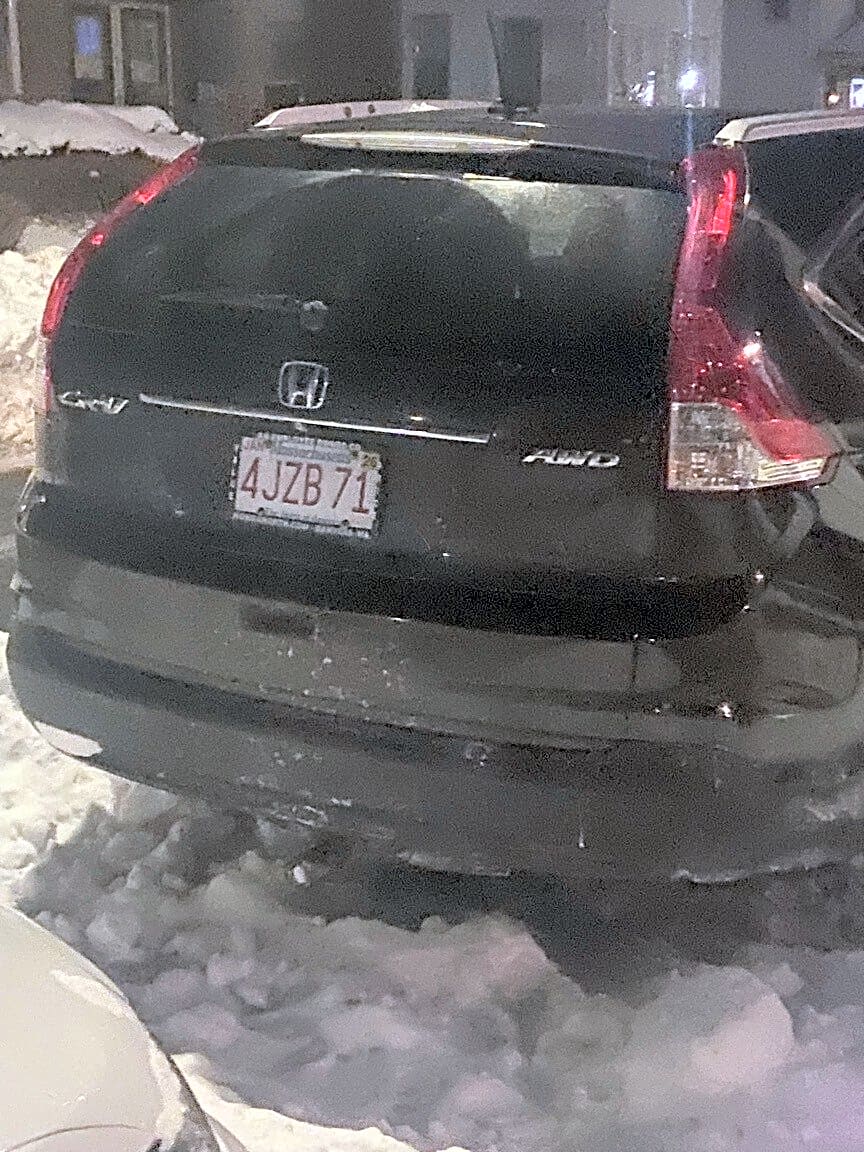 Image submitted with report