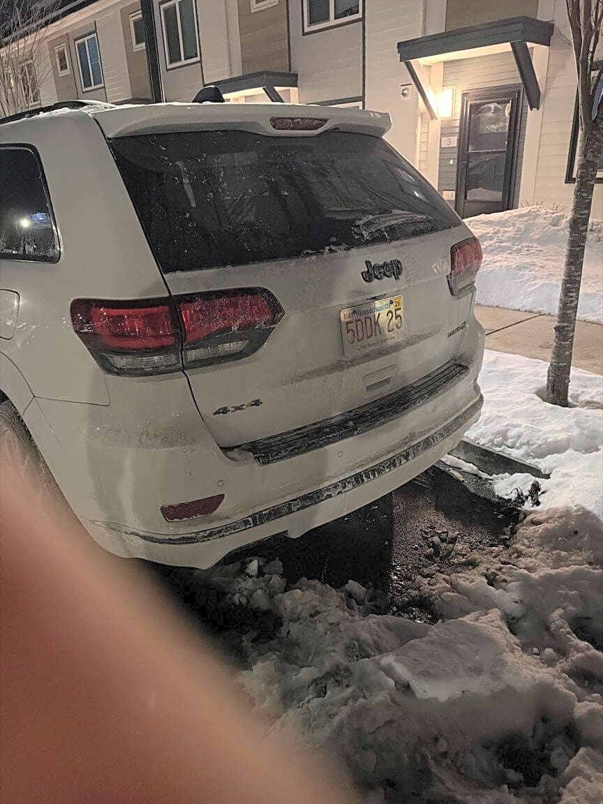 Image submitted with report