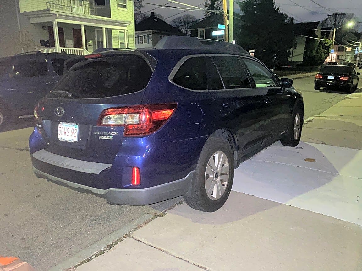 Image submitted with report