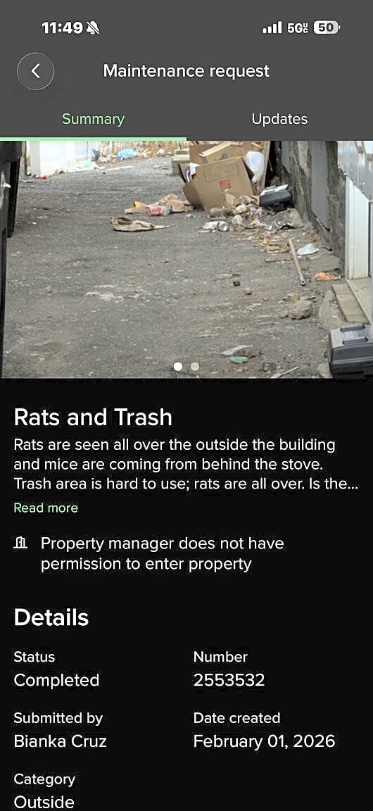 Image submitted with report