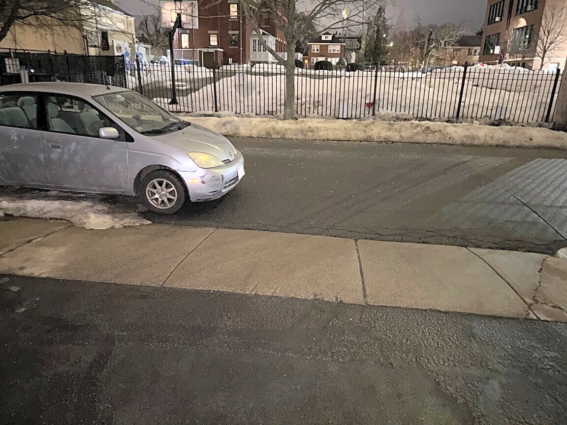 Image submitted with report