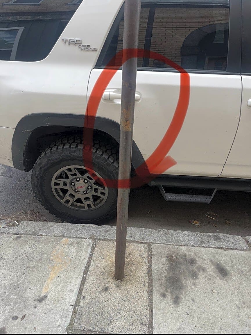 Image submitted with report