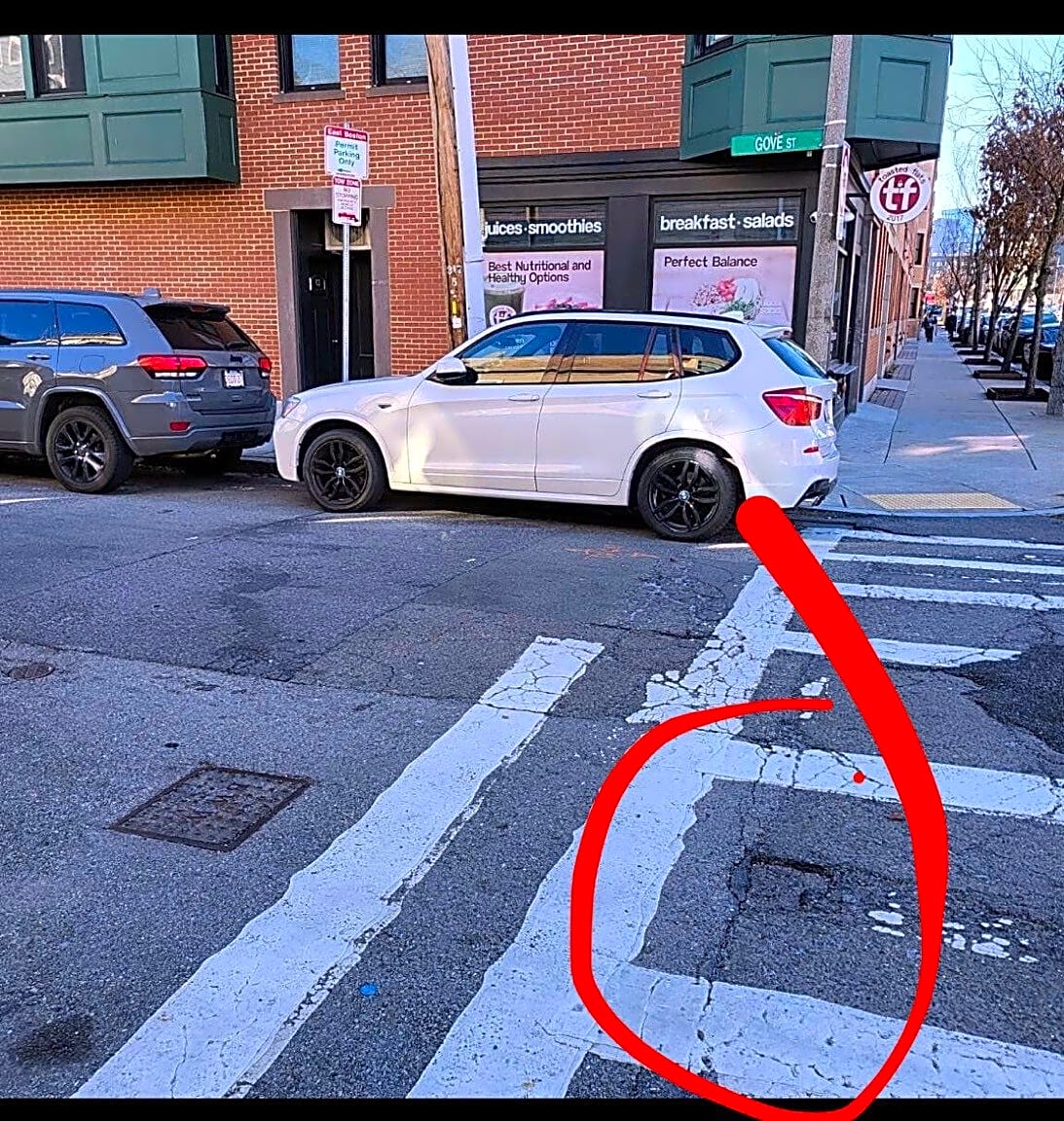 Image submitted with report