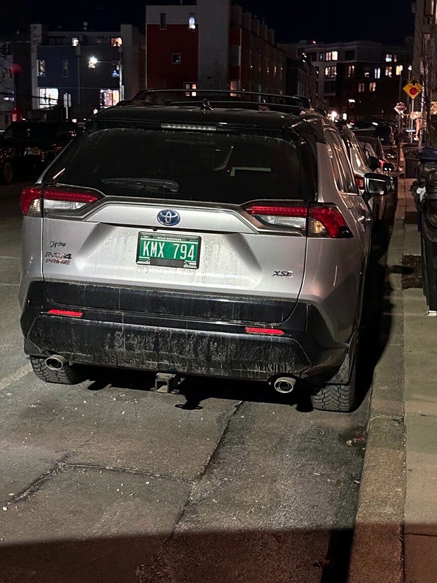 Image submitted with report