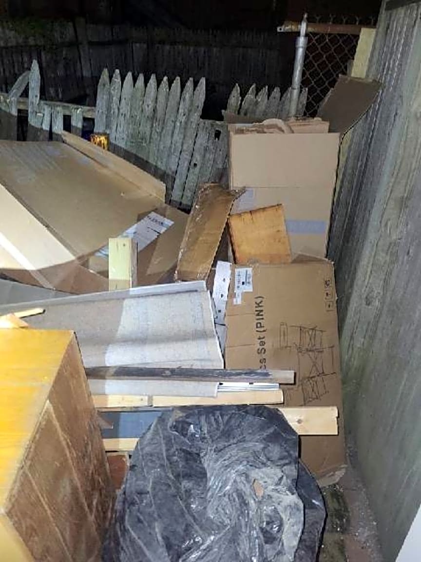 Image submitted with report