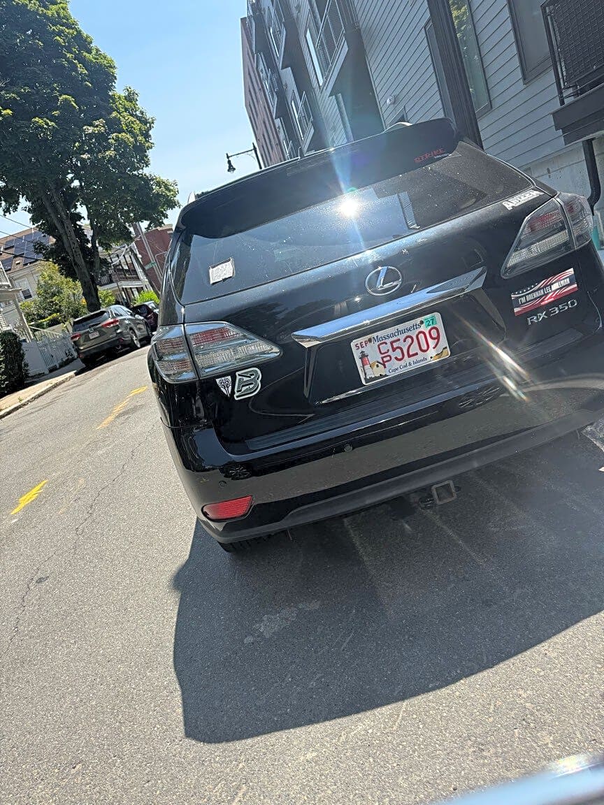 Image submitted with report
