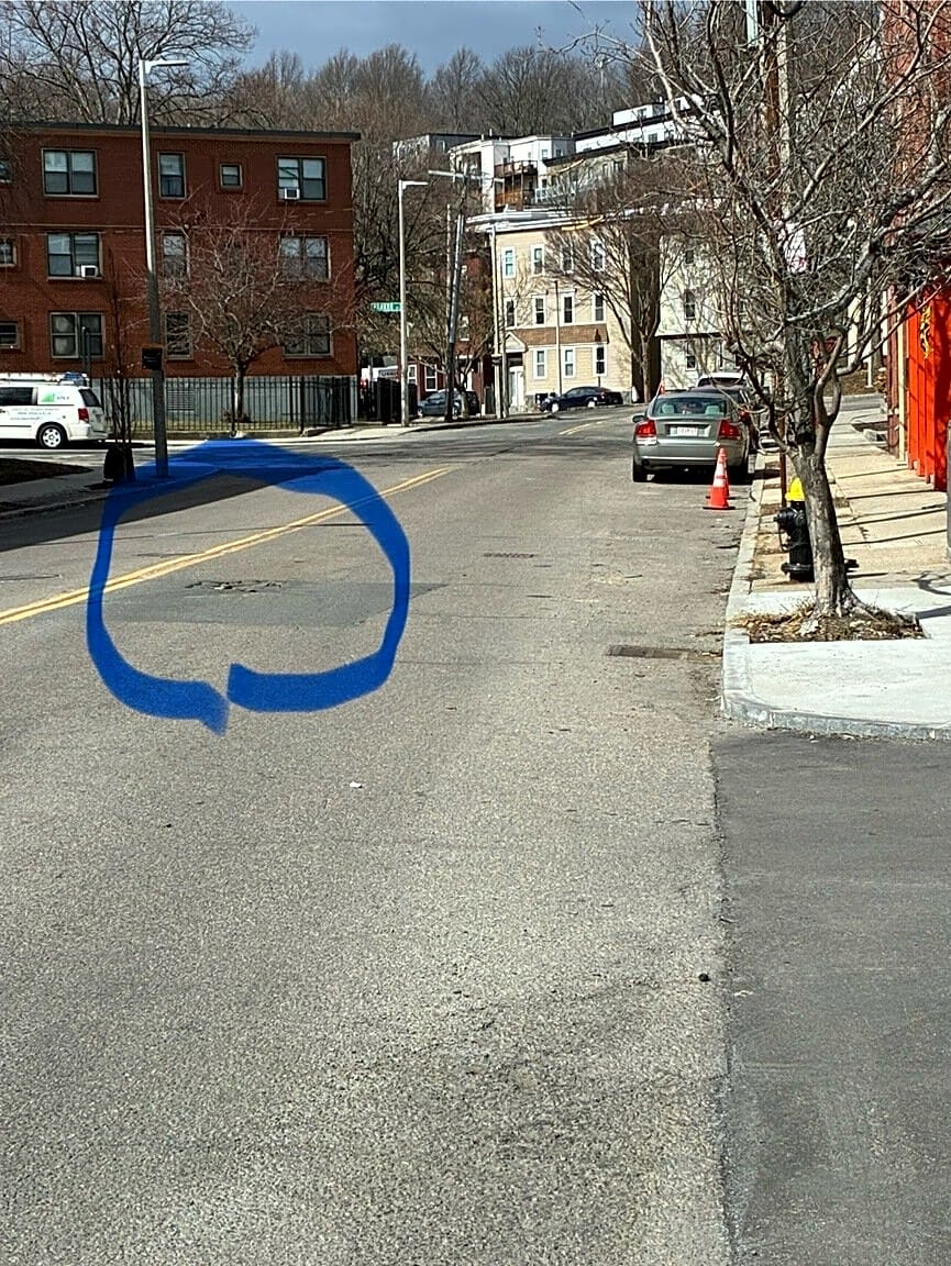 Image submitted with report