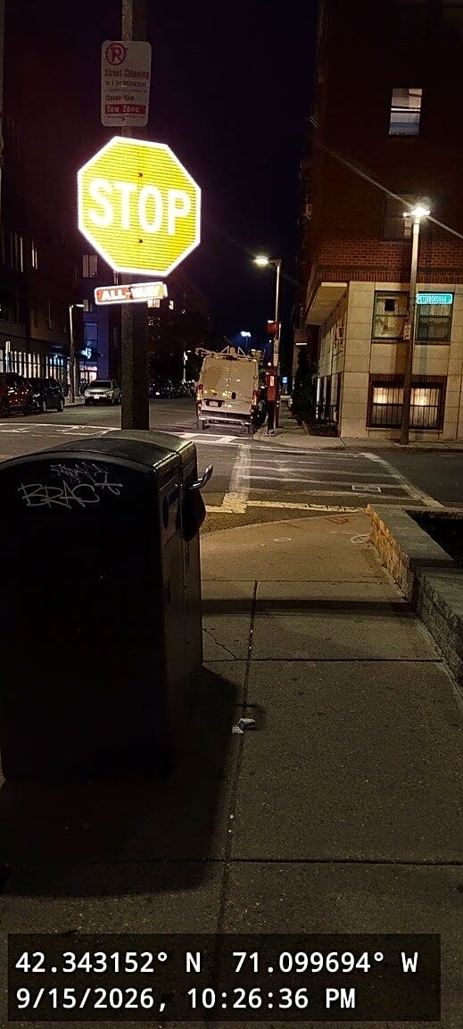 Image submitted with report