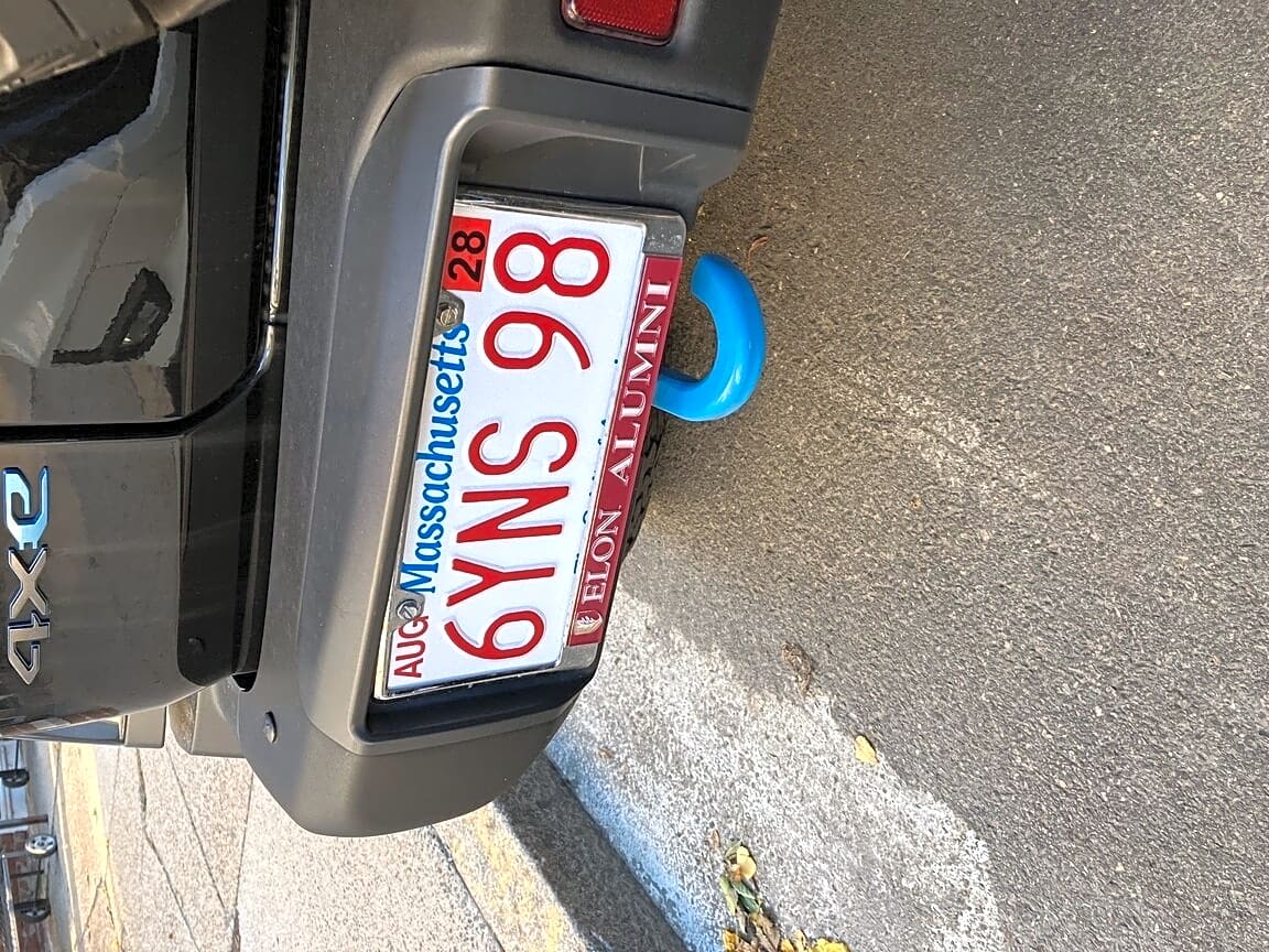 Image submitted with report