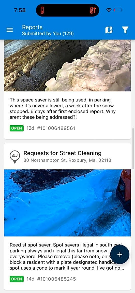 Image submitted with report