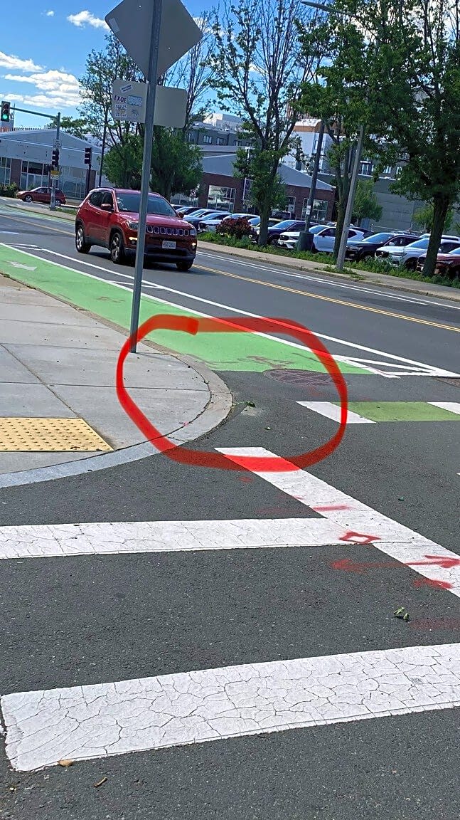 Image submitted with report
