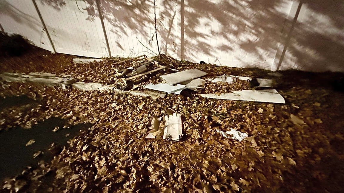 Image submitted with report