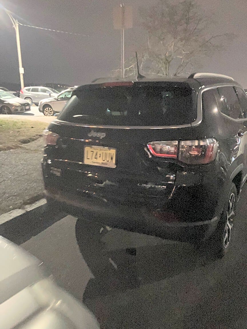 Image submitted with report